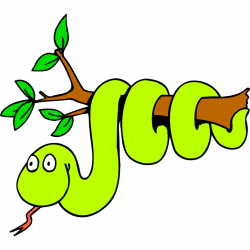 Snake on Branch clipart, cliparts of Snake on Branch free ...