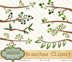 Branches Clip Art - Forest Tree branches clipart, png and vector ...