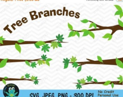 Tree branch clipart | Etsy