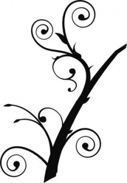 Twisted Branch clip art | Skk | Pinterest | Clip art, Vine drawing ...