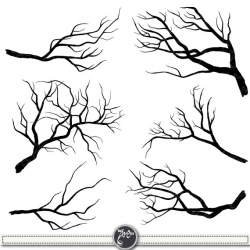 Branch Silhouettes Clipart
