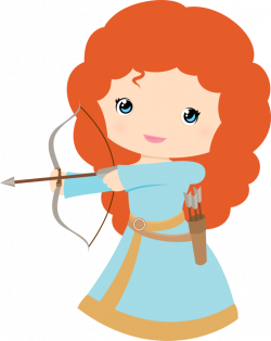 Free Princess Merida Brave Clip Art - Princesses & Tiaras ~ Princess ...