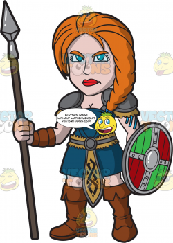 A Brave Female Viking Warrior