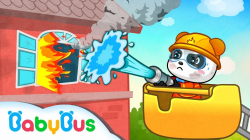 Baby Panda Fights a Fire | Brave Fireman Compilation | Kids Role ...