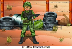 Clip Art - A brave soldier in | Clipart Panda - Free Clipart ...