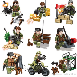 Brave Soldiers Building Block Puzzle Minifig Super Heros Toys ...