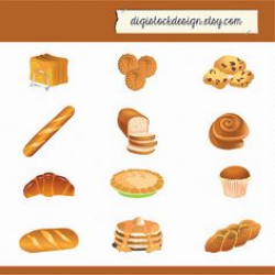 Bread Clipart, Bread Clip Art, Baked Bread, Bakery clipart ...