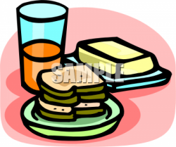 Slices Of Bread With A Stick Of Butter Clipart Image - foodclipart.com