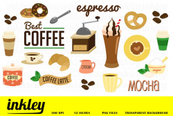 Coffee Clipart, Coffee Clip Art, Coffee Png, Cafe Clipart, Cake ...