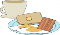 Coffee with Breakfast Clip Art - Coffee with Breakfast Image