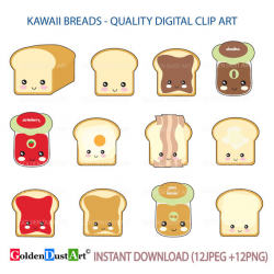20% OFF SALE Kawaii Breads Cute Bread Kawaii Breakfast