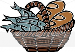 Fish Bread Basket Clipart | Bread Clipart