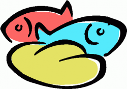 Fish and Bread Clipart - Clip Art Bay