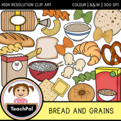 Bread and Grains Clip Art - Food Groups