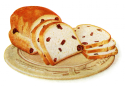 Homemade Loaf of Raisin Bread ~ Free Vintage Image | Old Design ...