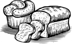 Bakery Black And White Clipart