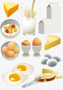 Milk Breakfast Dairy product Food Clip art - Milk Bread Series png ...