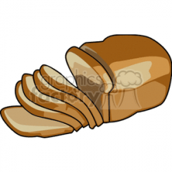 loaf of sliced bread clipart. Royalty-free clipart # 141575