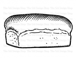 Bread Homemade Loaf Vintage Food Clip Art Digital Download