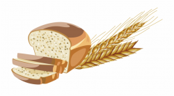 Whole Bread Brown - Whole Grain Bread Clipart, Transparent ...