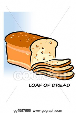 Stock Illustration - Loaf of bread. Clip Art gg4957555 - GoGraph