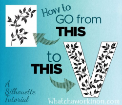 How to Turn a Clipart Vine into a Letter Shape (V3 & V4) | Whatcha ...