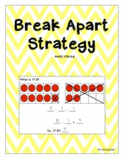 Break Apart Subtraction Strategy by Mrs Study Hall | TpT