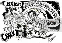Broken Hand Cartoons and Comics - funny pictures from CartoonStock
