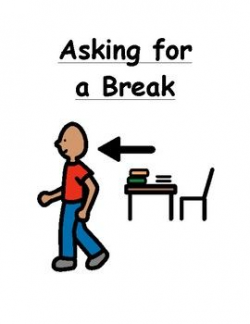 Asking for a Break Social Story | Kindergarten class and Kindergarten