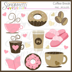Sanqunetti Design: Coffee Break Clipart