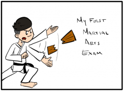 My First Martial Arts Exam: Comic Strip — Steemit