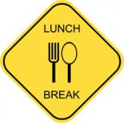 Lunch Break Clip Art - Royalty Free - GoGraph