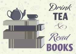 Tea break banner book stack cup pot leaf icons Free vector in Adobe ...