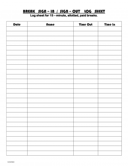 Time in Sign Out Sheet | Clip Art | Pinterest | Clip art, Free ...