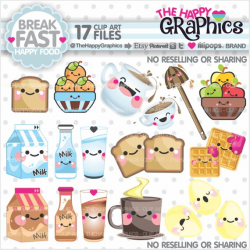 Breakfast Clipart 80%OFF Breakfast Graphics COMMERCIAL USE