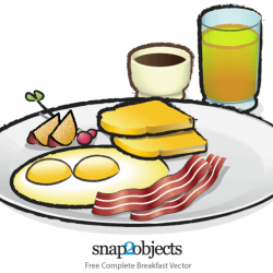 Breakfast Clipart Free - Modern Clipart •