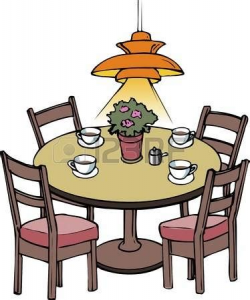 Cartoon Breakfast Table - Coho
