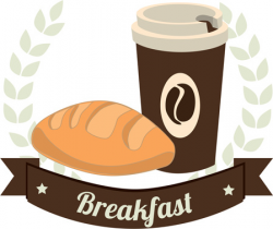 Bakery with coffee breakfast background art Free vector in ...