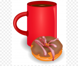 Coffee and doughnuts Dunkin' Donuts Clip art - Dog Breakfast ...
