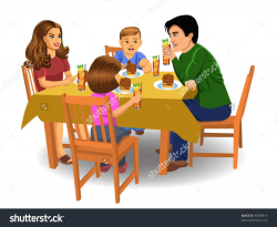 28+ Collection of Eating With Family Clipart | High quality, free ...