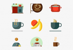 Breakfast Clipart Icon - Breakfast With Coffee Icon - Free ...