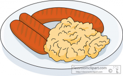 Breakfast Clipart Clipart- scrambled_eggs_with_sausage - Classroom ...