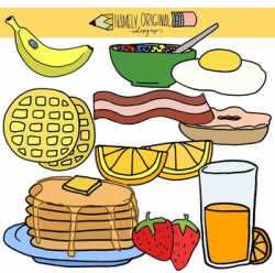 Breakfast Clipart by Namely Original Designs | Teachers Pay Teachers