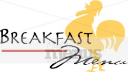 Breakfast Text Icon | Breakfast Clipart