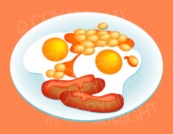 Free Food Clip Art - Fried Breakfast Clip Art – Prawny Clipart ...