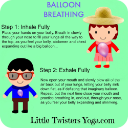 Great visual for teaching deep belly (or balloon) breathing to kids ...