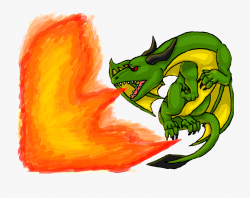 Breathing Dragon Green Clipart - Fire Breathing Dragon Clip ...