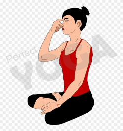 Breathe Clipart Yoga Breathing - Sitting, HD Png Download ...