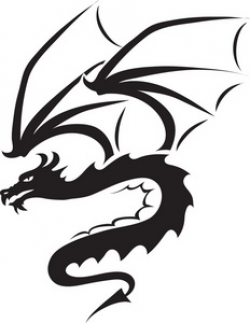 Dragon Clipart Black And White | Clipart Panda - Free Clipart Images