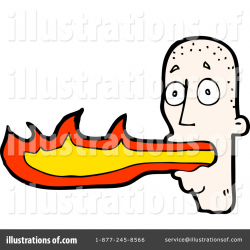 Fire Breathing Clipart #1206560 - Illustration by lineartestpilot